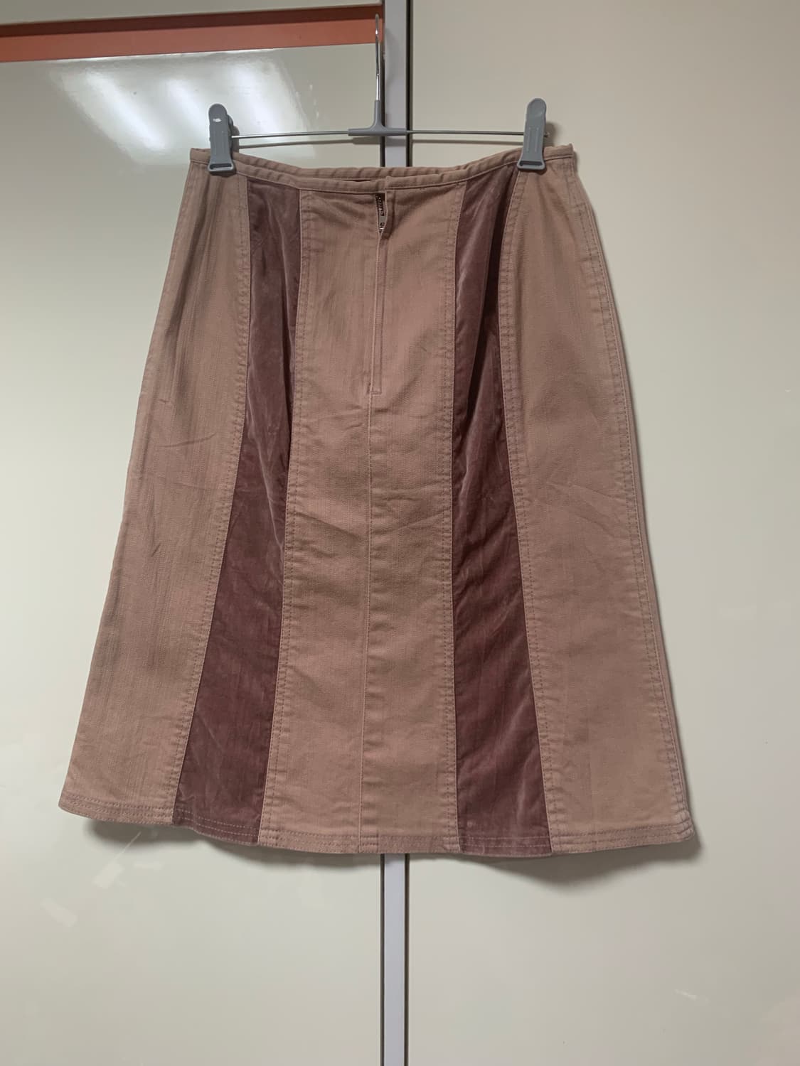 소니아리키엘 핑크벨벳라이닝 미디스커트 상품이미지8