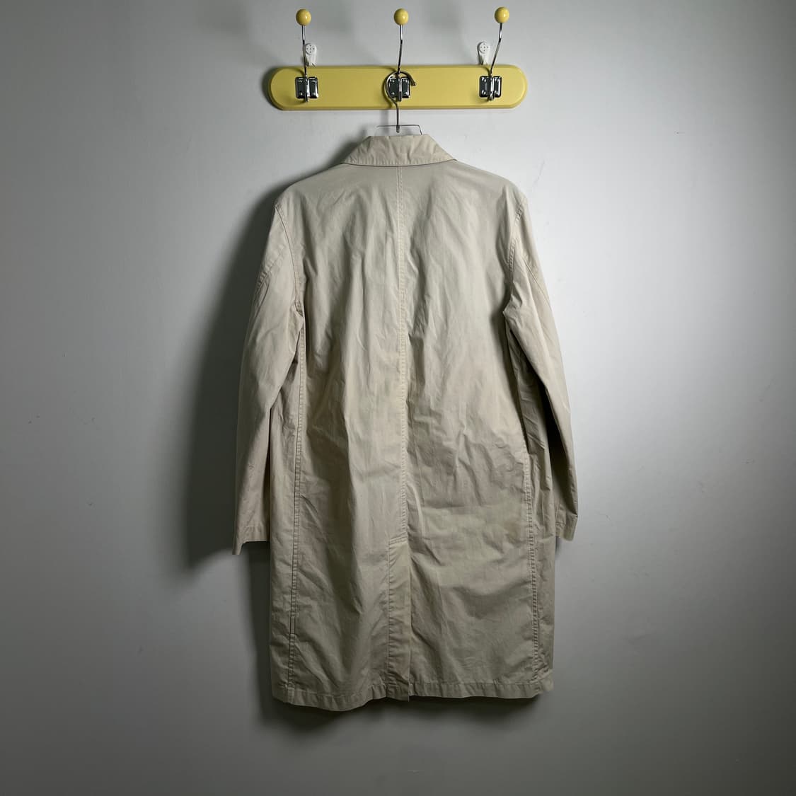 랄프로렌 베이지 히든 버튼 트렌치코트 S 상품이미지2