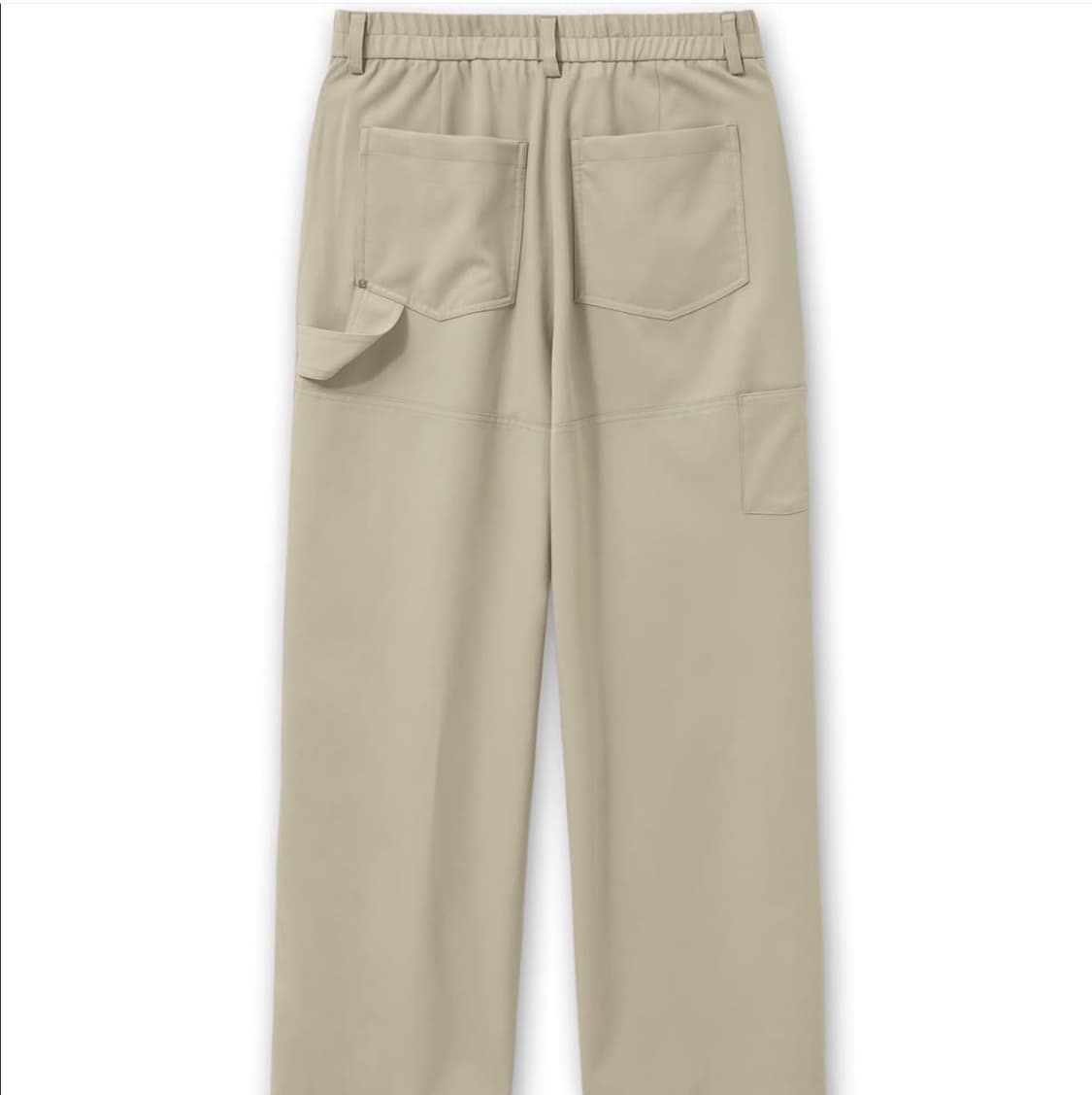 (52) 25SS 우영미 울 카펜터 팬츠 베이지 상품이미지5
