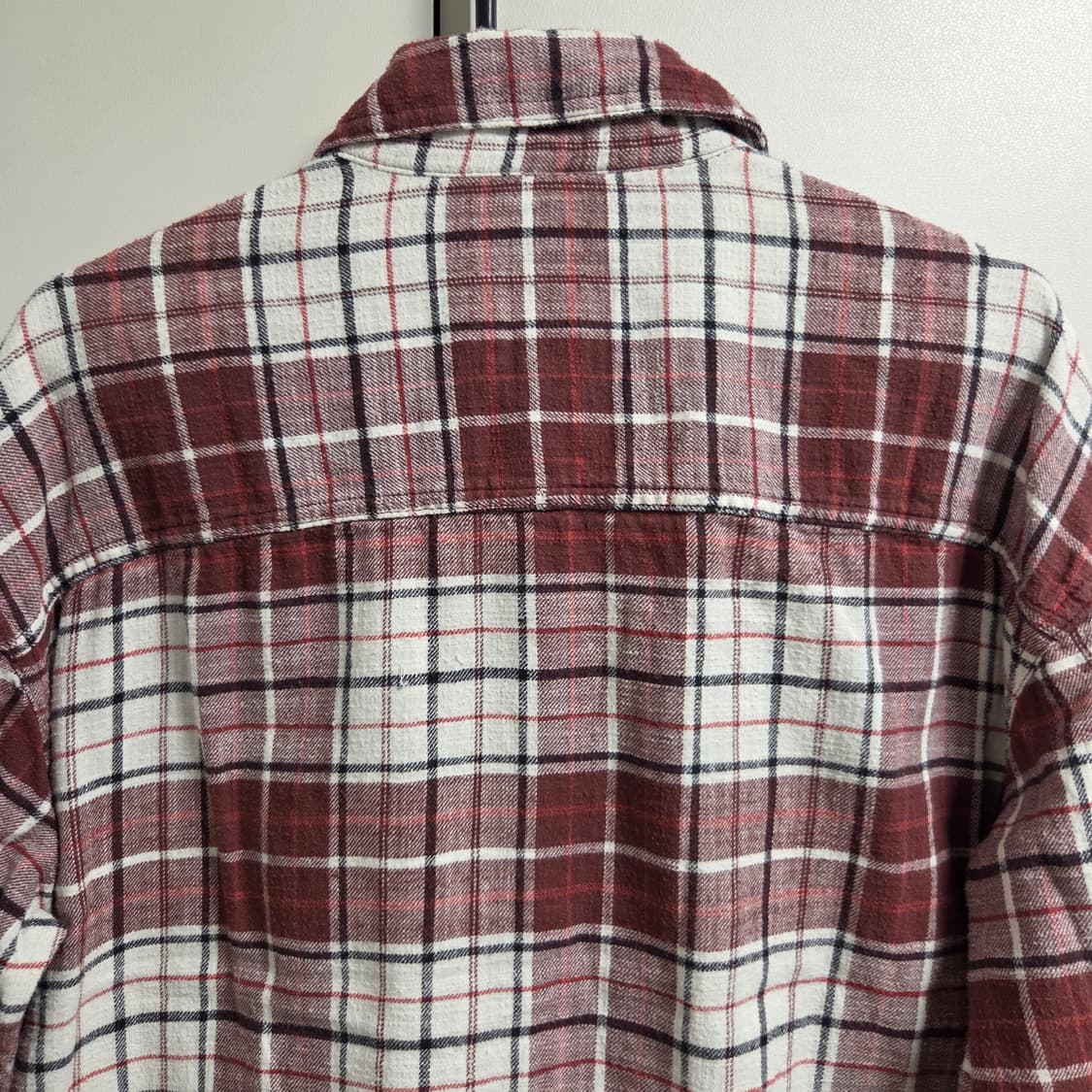 American Eagle 플란넬 체크 셔츠 L(100) 상품이미지4