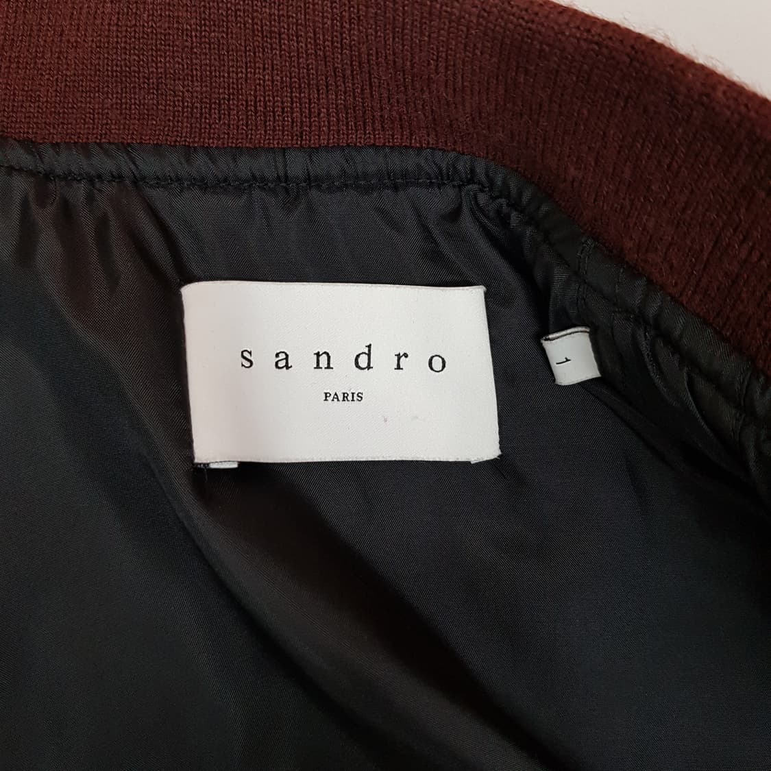 산드로 SANDRO  보겔 자수 퀄팅 봄버 자켓 1사이즈 상품이미지8