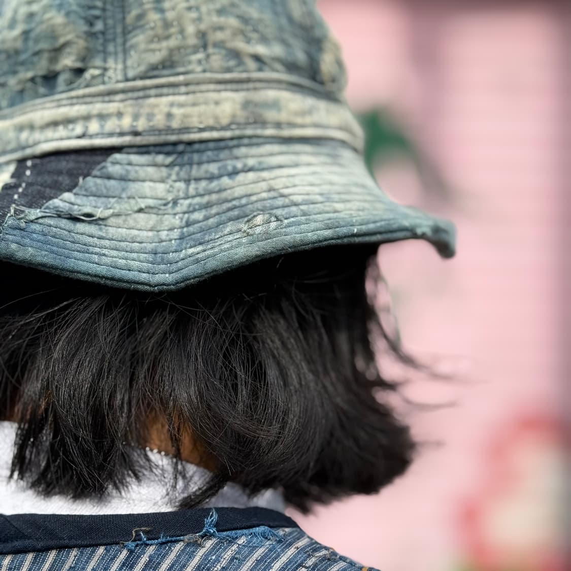 빈티지 인디고 보로 사시코 버킷햇 OS 상품이미지9