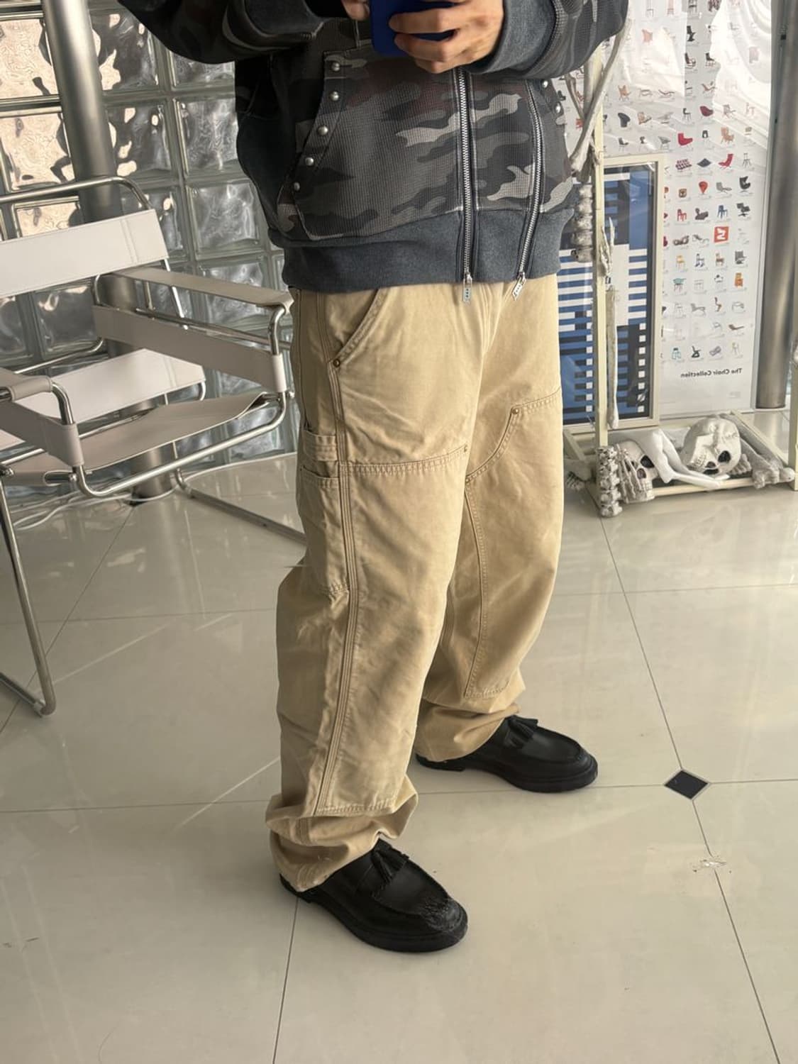 DOUBLEKNEE WORK PANT 더블니 워크 바지 상품이미지1