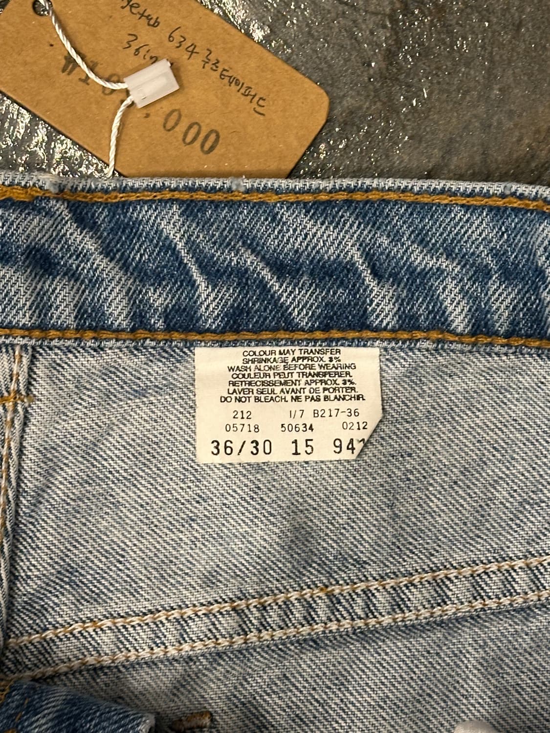 90s Levis 리바이스 오렌지탭 634 테이퍼드핏 W36 L30 상품이미지3