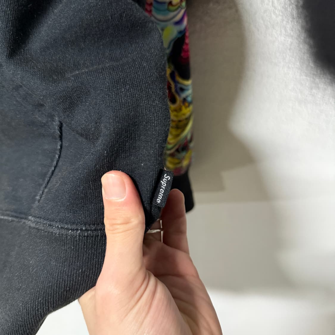 FW22 슈프림 스컬스 집업 후디드 스웻셔츠 블랙 상품이미지4