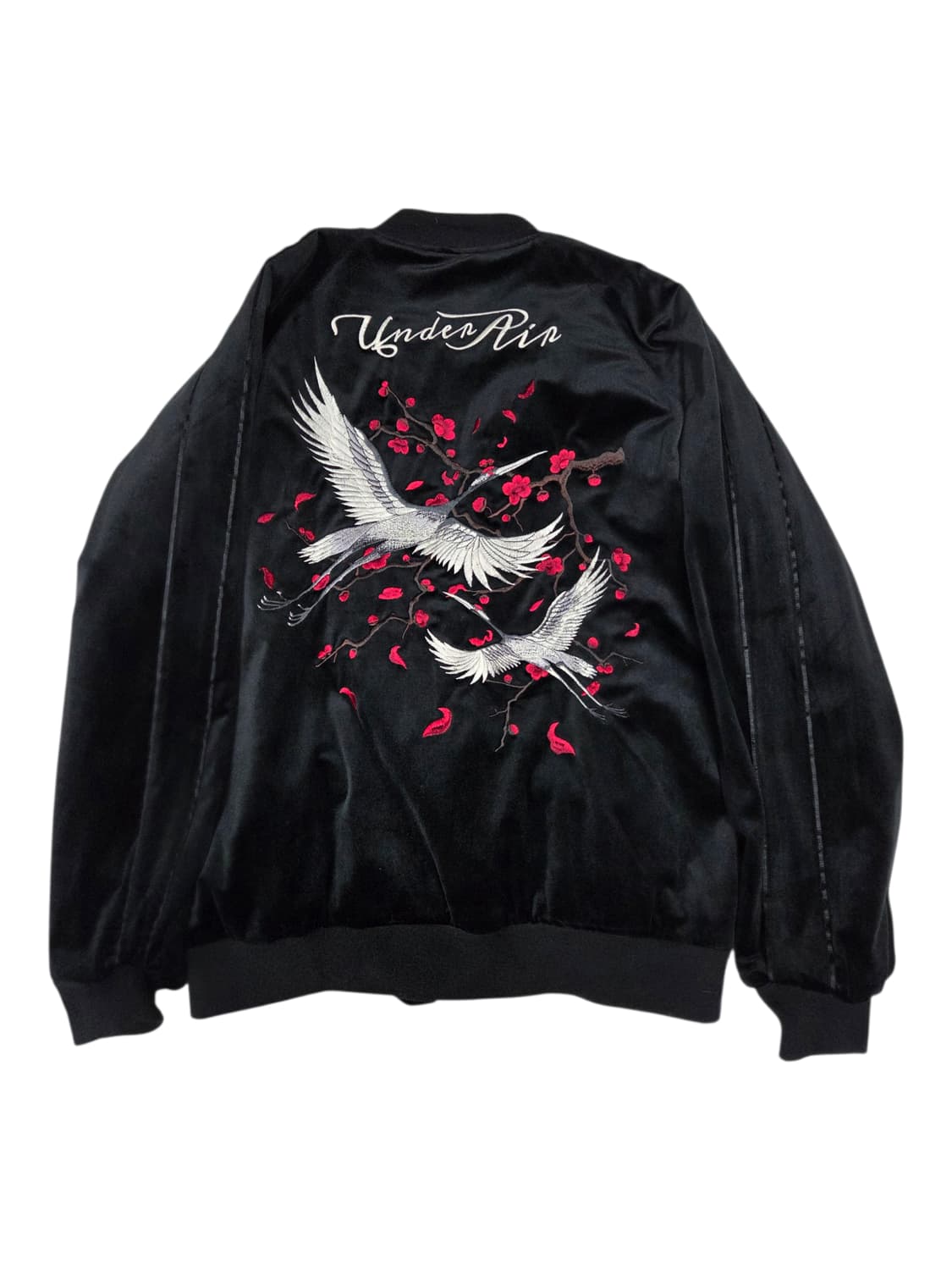 UNDERAIR 언더에어 벨벳 매화 자수 스카잔 자켓 48 상품이미지4