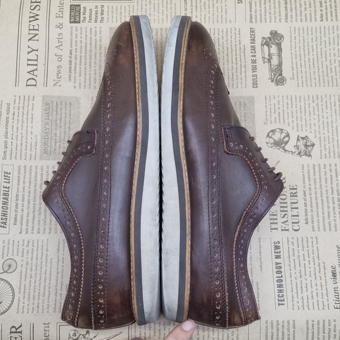 미소페 남성윙팁구두 265 상품이미지5