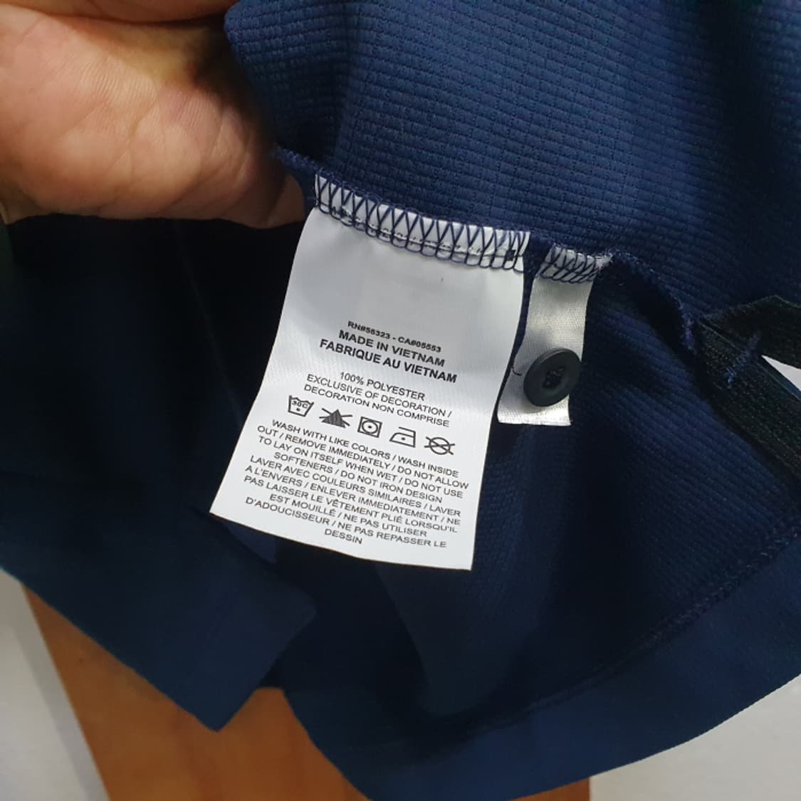 나이키 DRI-FIT 곤색 반팔 골프티(90) 상품이미지3