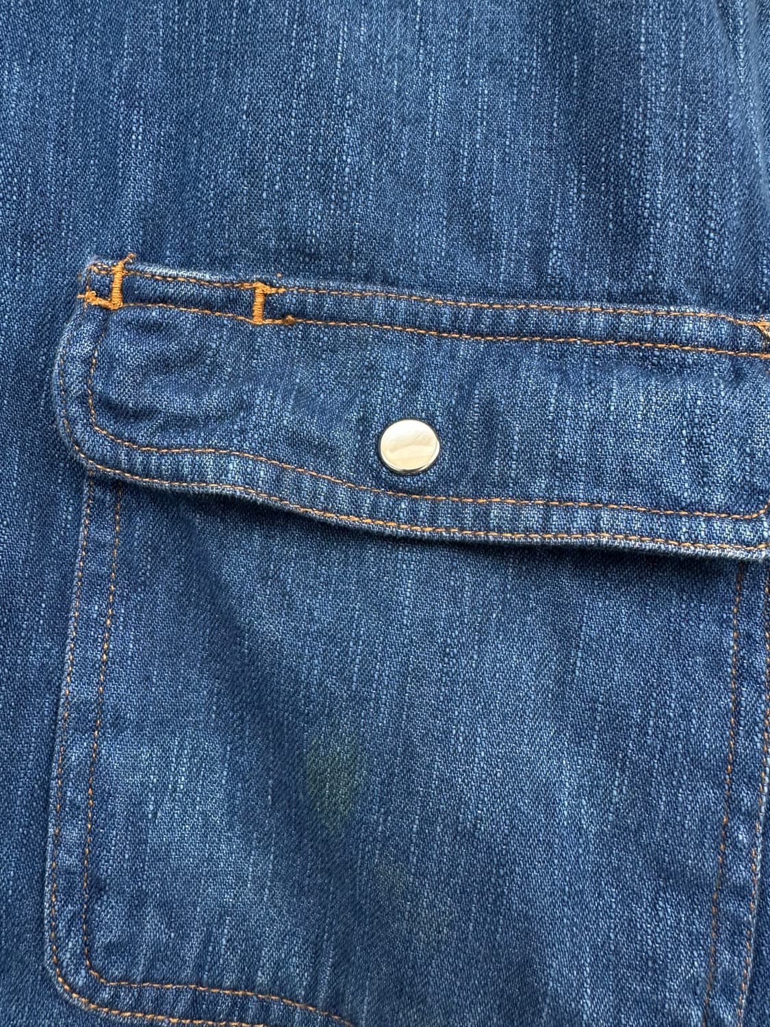 빈티지 버튼 데님셔츠 상품이미지5