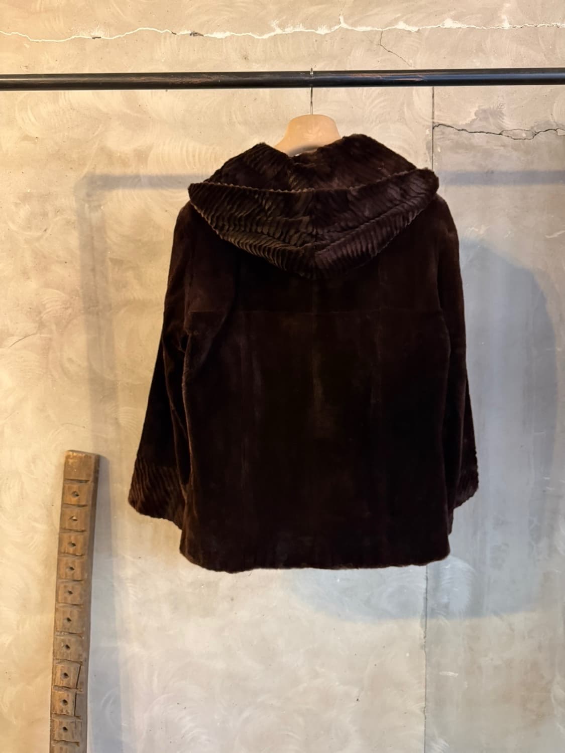 LEEGA 밍크 후드 코트 55~66 상품이미지10