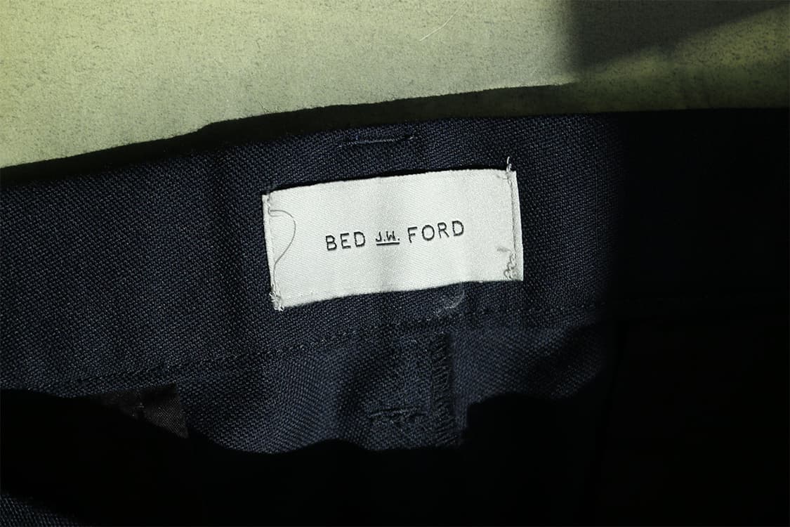 Bed J.W. Ford 네이비 플레어 트라우저 상품이미지8