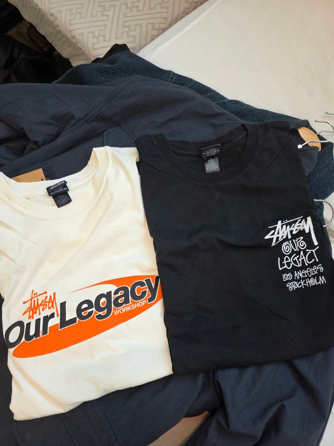 스투시 X 아워레가시 티셔츠 일괄 상품이미지1