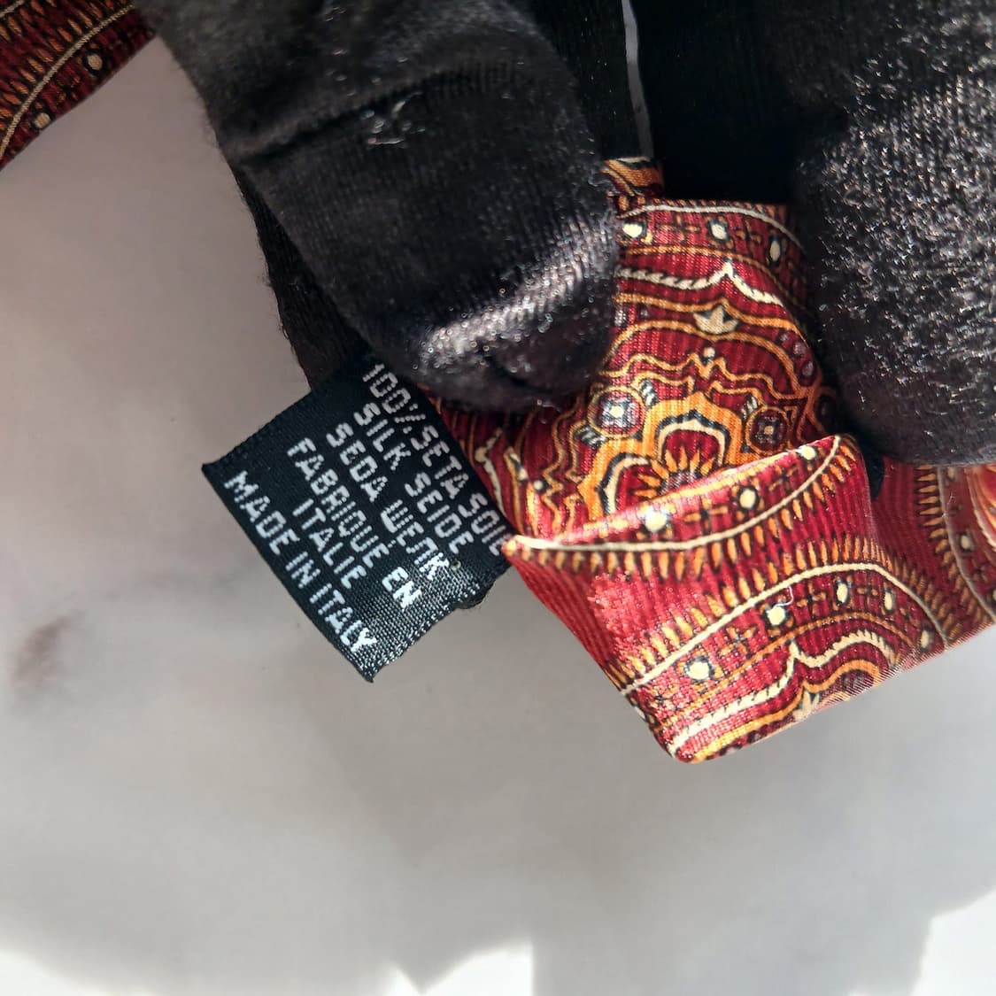 지안프랑코 페레 실크 메달리온 넥타이 9.5cm A+등급 A19675 상품이미지9