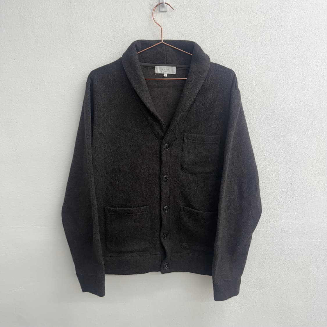 B ming 빔즈 숄카라 니트 가디건 (M) 상품이미지1