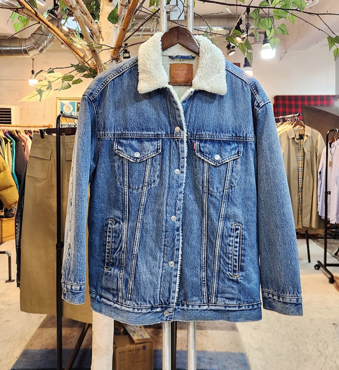 LEVIS 리바이스 쉐르파 데님 자켓 상품이미지1