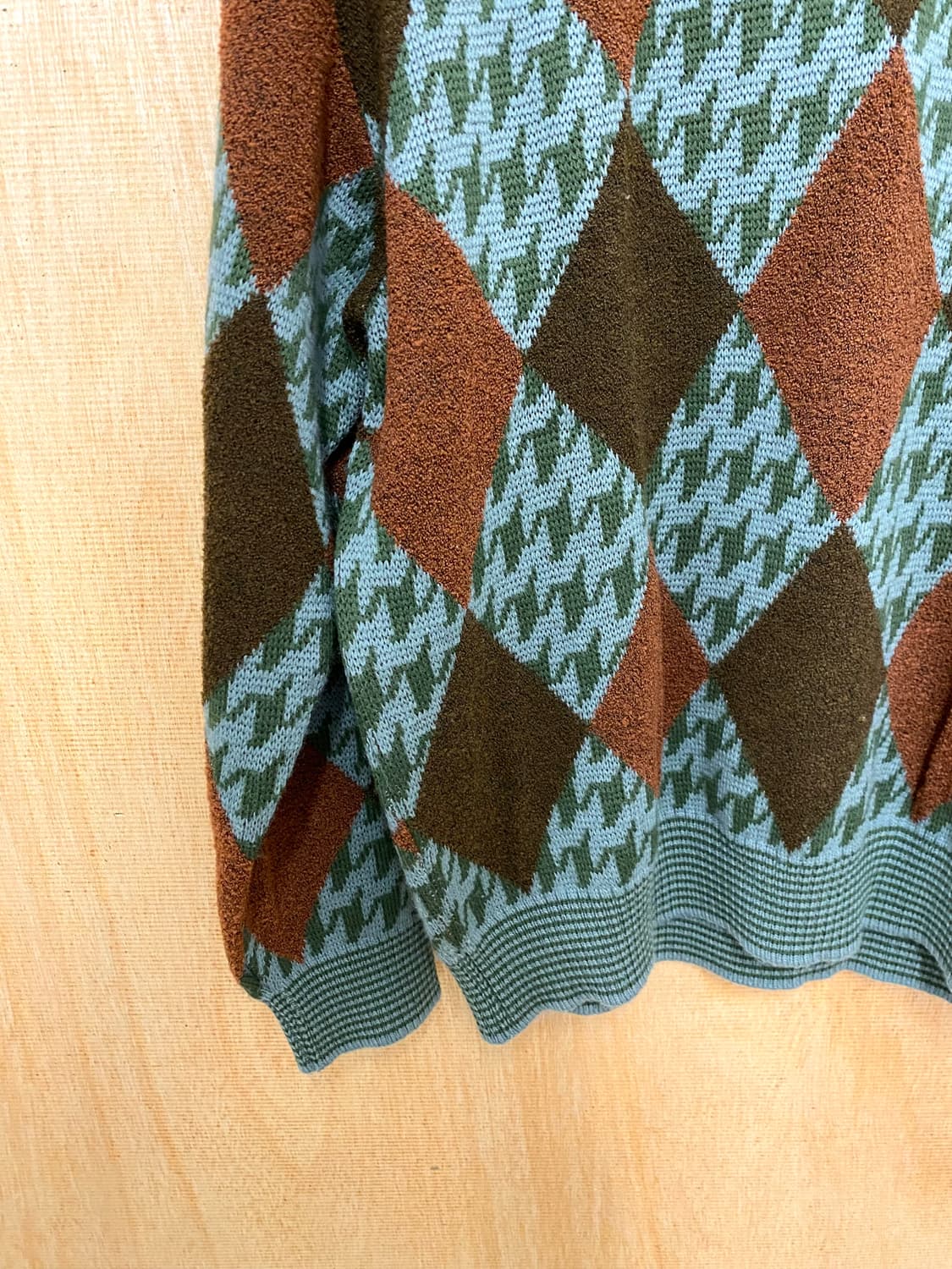 90's CHRISTIAN DIOR argyle knit 90년대 디올 상품이미지6