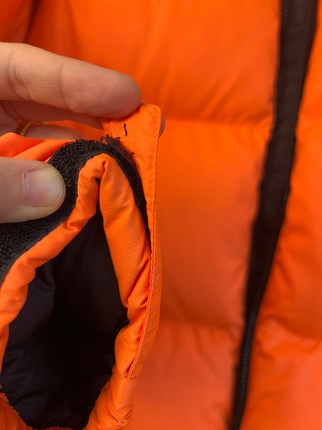 슈프림x노스페이스 패딩 파워 오렌지 L 상품이미지2