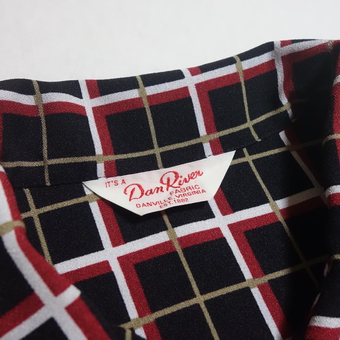 (XL)Dan river 댄리버 Check Box Shirt 60s 복각 상품이미지5