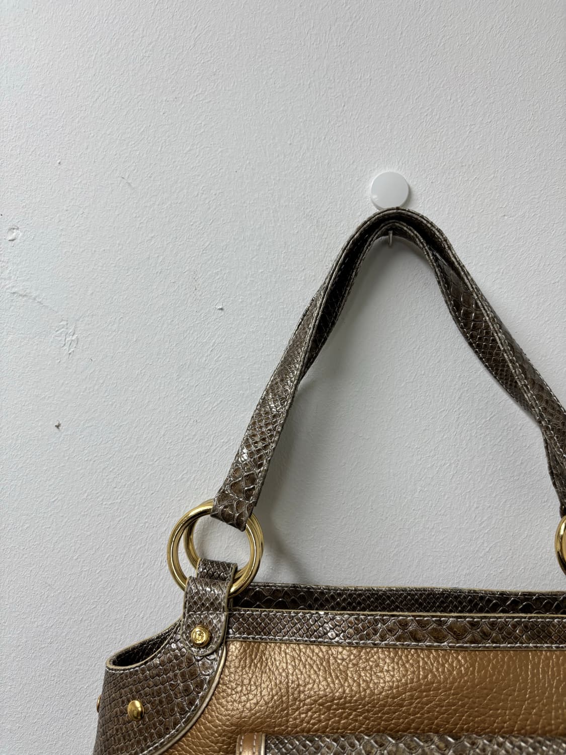 “Capacci“ Crocodile Leather Detail Y2K B 상품이미지5