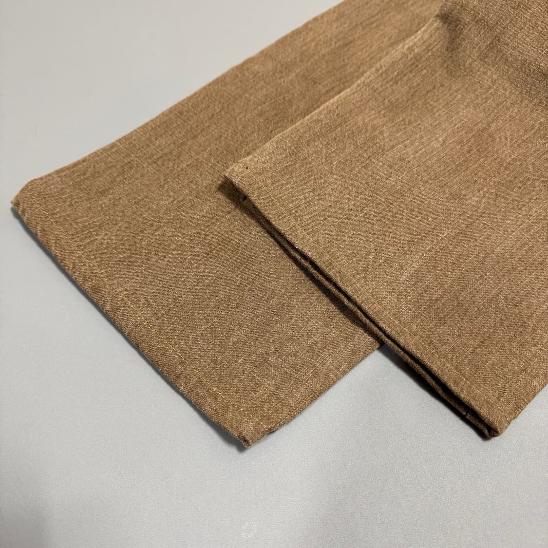 랭글러(wrangler) 344 베이지 워시드 스트레이트 데님 팬츠 상품이미지4