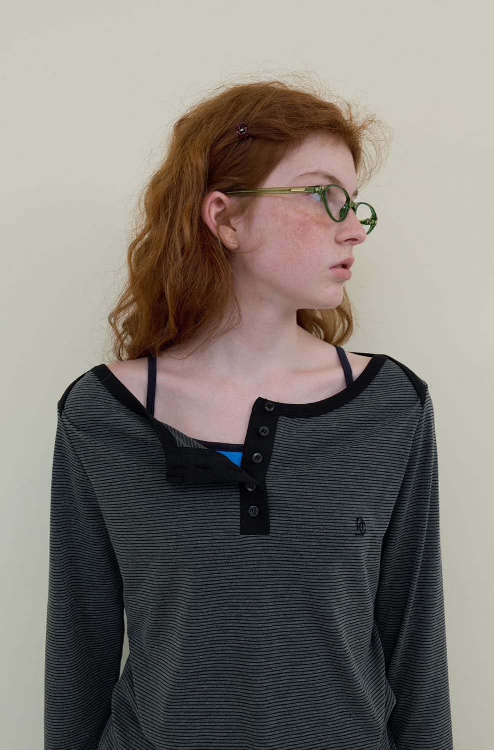 [nocontent] boatneck stripe T_black 상품이미지2