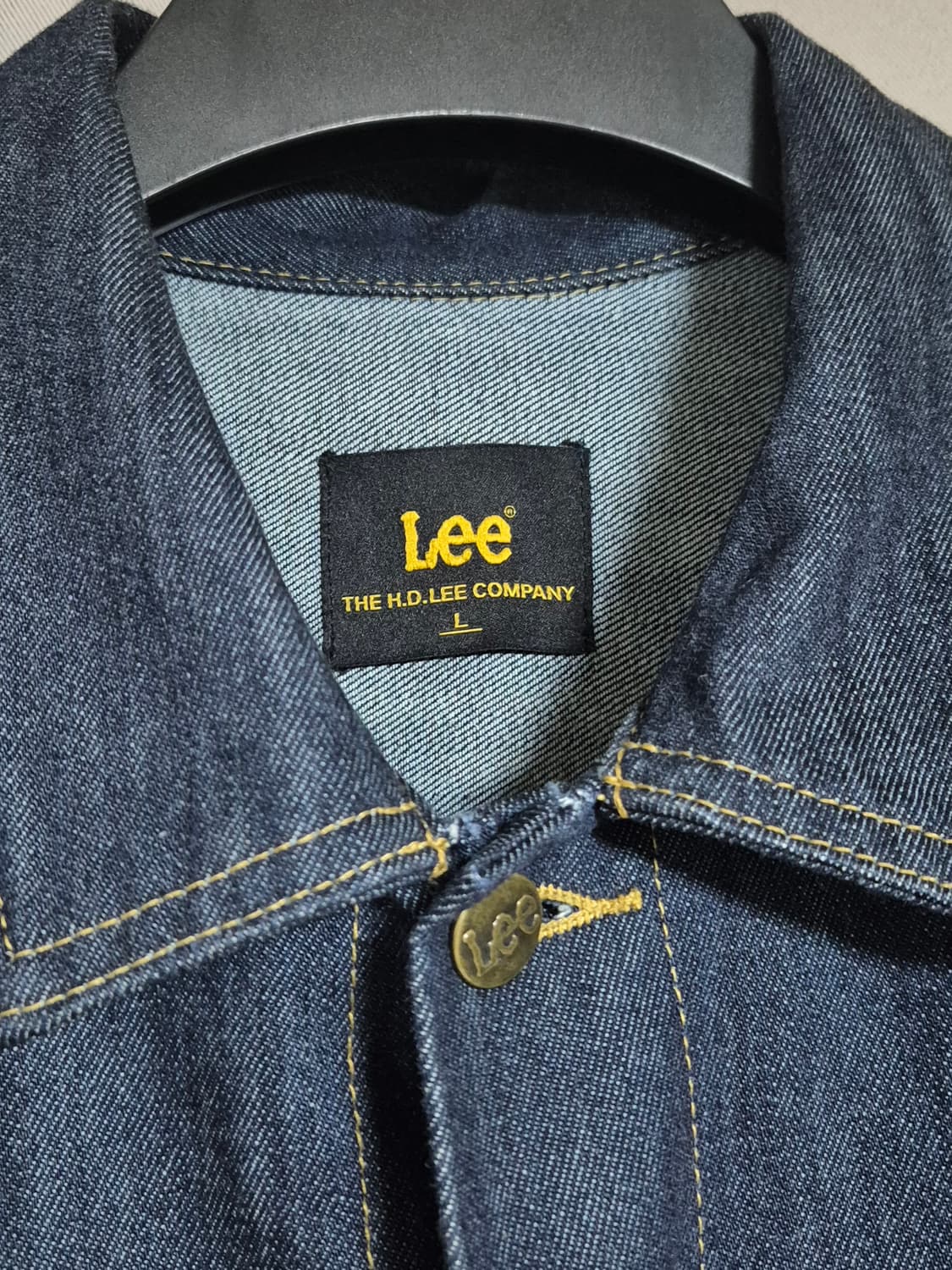 리 코듀라 데님 트러커 자켓 인디고 L 상품이미지3