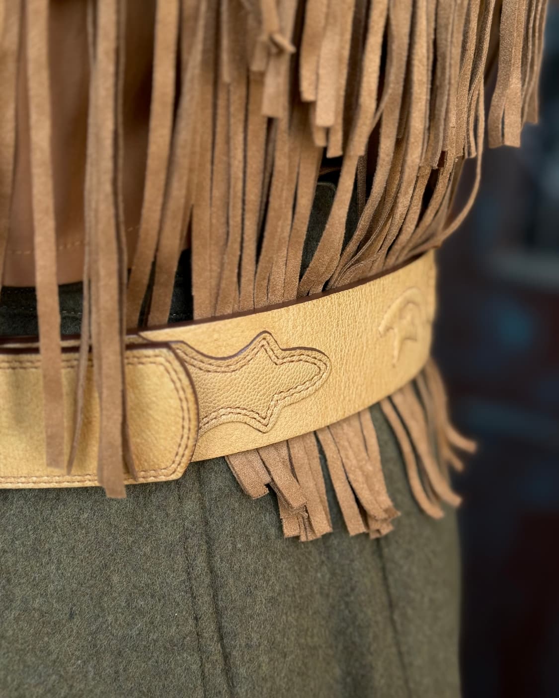 00-10‘s 폴로 랄프로렌 레더 웨스턴 벨트 S 상품이미지9