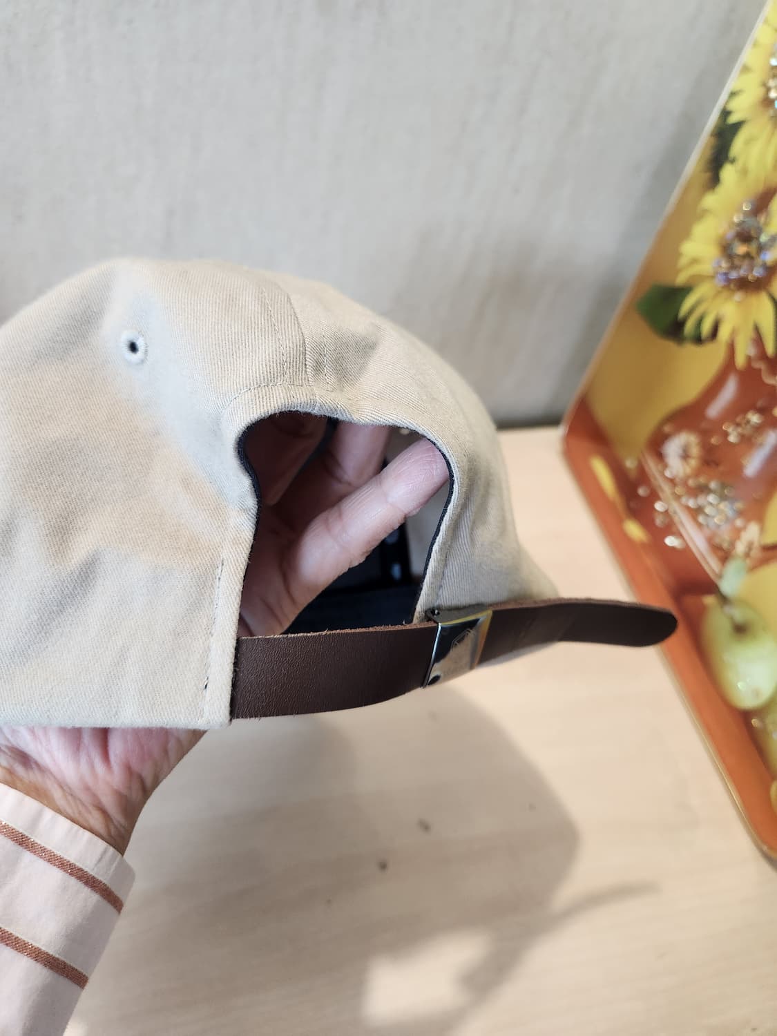 “CUBE CODE 베이지 스냅백🧢 스트릿 무드 감성템” 상품이미지3