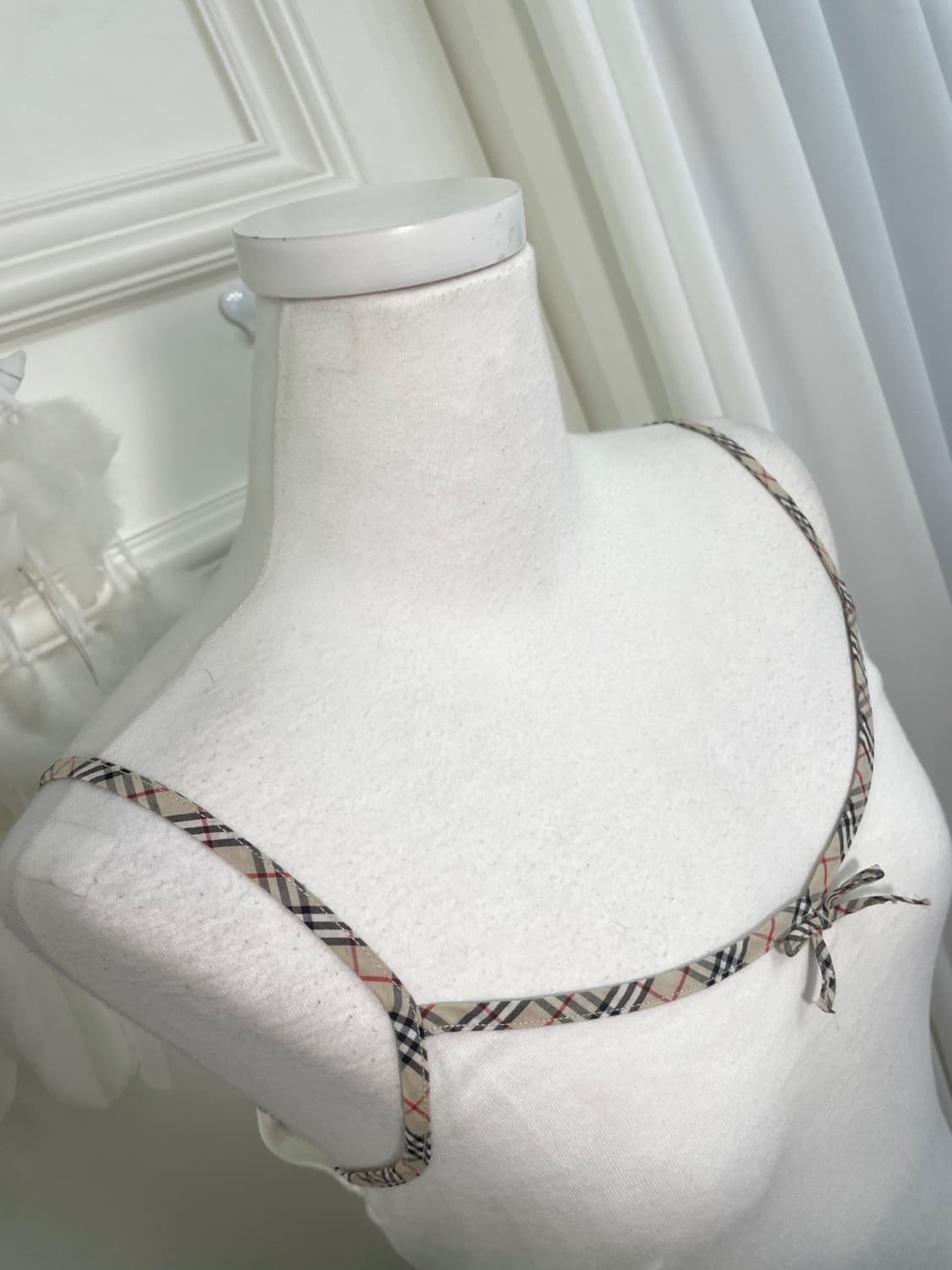 BURBERRY check bow point basic sleeveles 상품이미지6