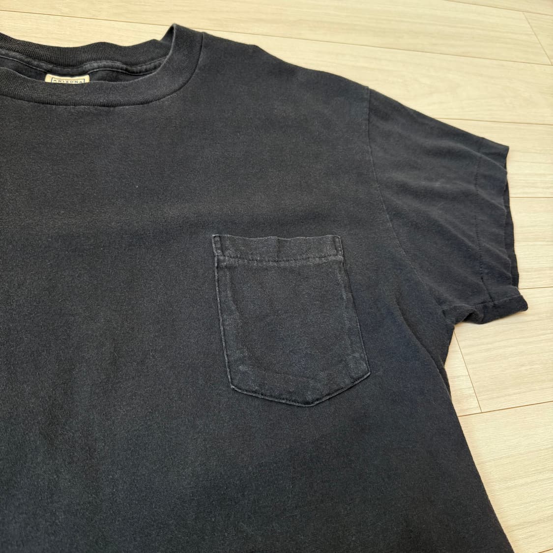 90s Vintage USA Boxy Blank pocket tee 상품이미지3