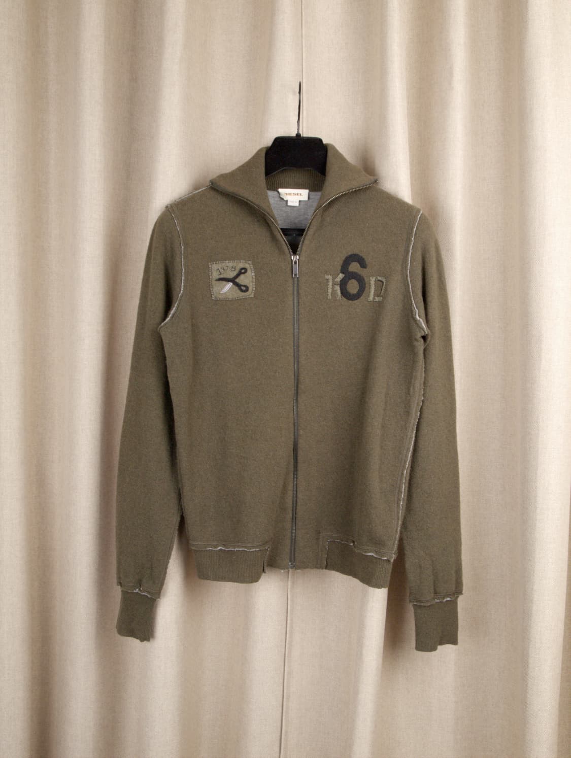 Wool Zip-up Knit Jacket 상품이미지1