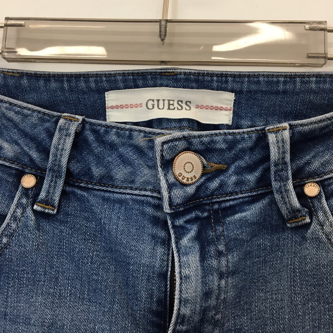 게스 프리미엄 은장 스트레이트 데님진 30 인치  상품이미지2