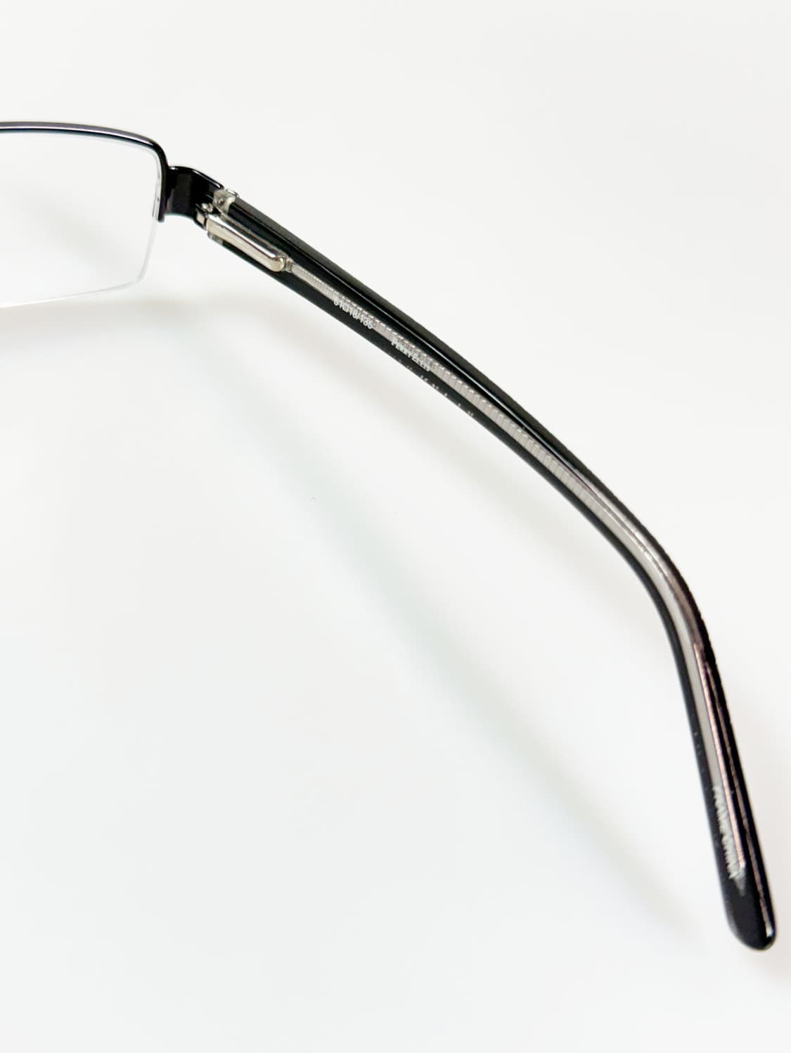 PERRY ELLIS 반무테 스퀘어 메탈 프레임 빈티지 안경 상품이미지6