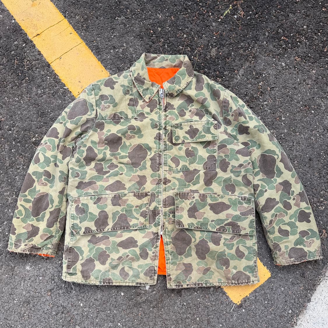 80s Vintage Duck Camo Huting Jacket 상품이미지1