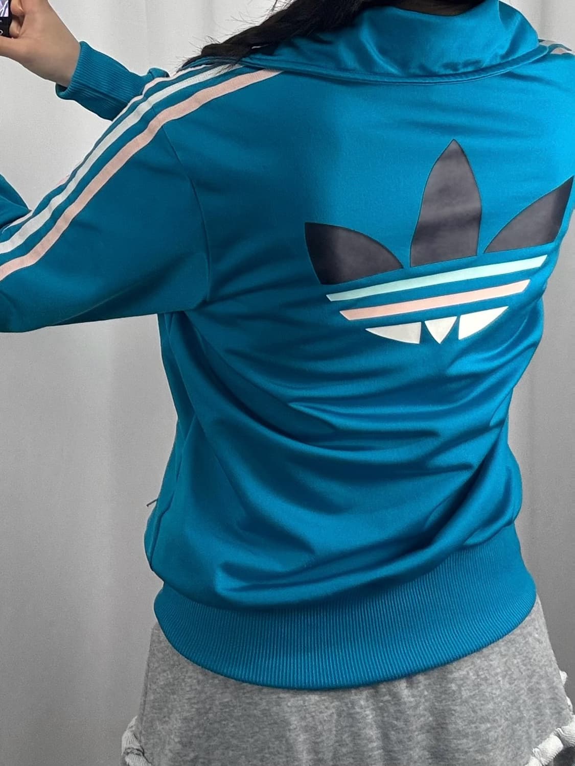 아디다스 블루 트랙탑 져지 상품이미지2