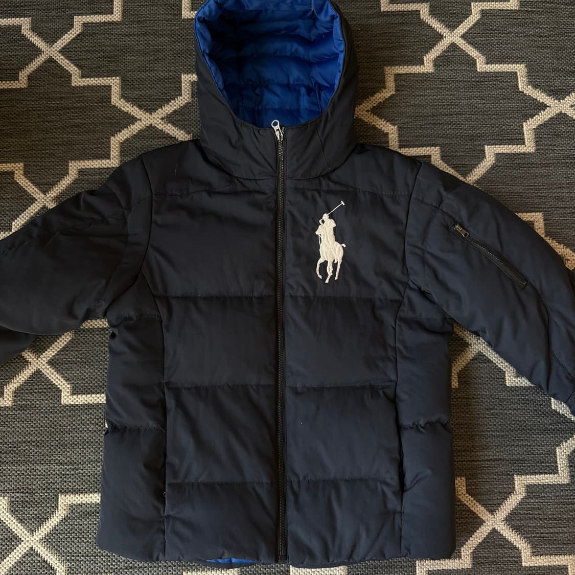 폴로 랄프로렌 빅포니 네이비 패딩 상품이미지2