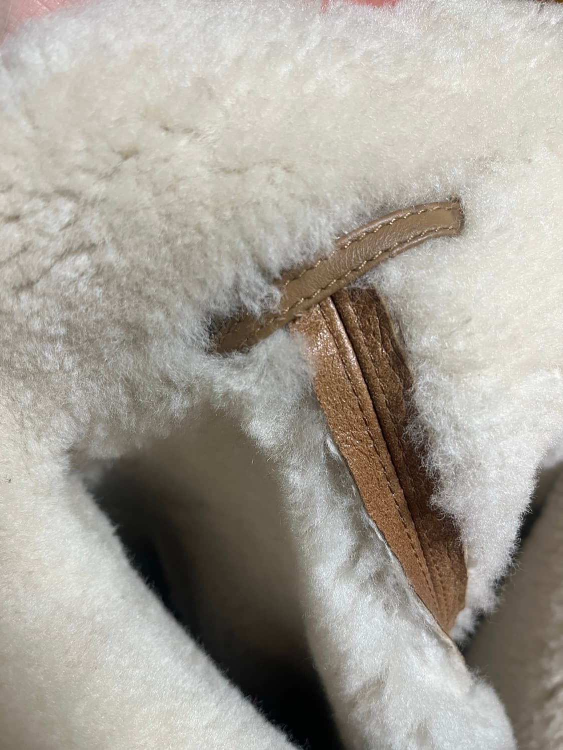 코스 시어링 레더 보머 브라운 무톤 S 상품이미지5