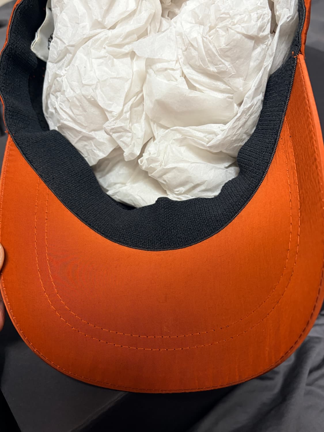 스톤아일랜드 나일론 메탈 볼캡 (L size) 오렌지  상품이미지3