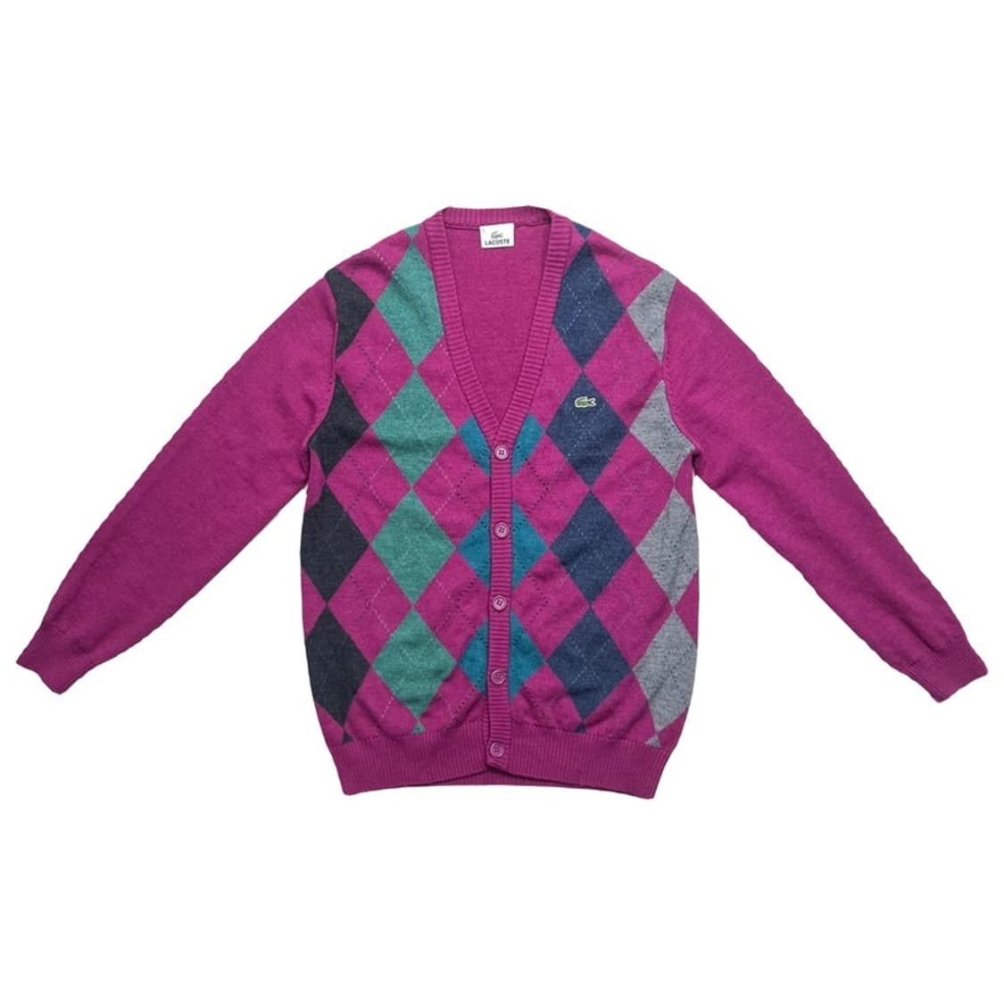 LACOSTE 아가일 가디건 5 상품이미지1