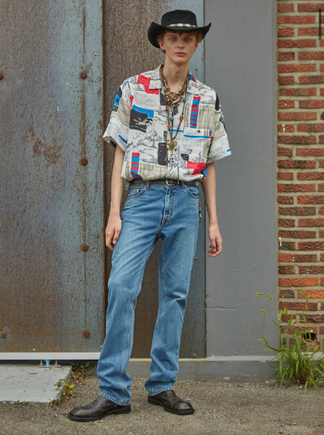 뉴 아메리카 스트레이트 진 apa413m(BLUE) 상품이미지1