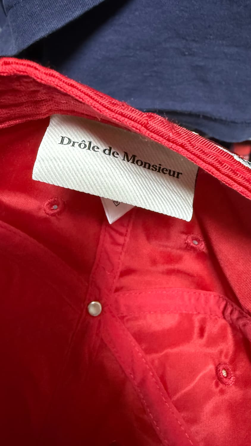 드롤 드 무슈 레드 볼캡 상품이미지3