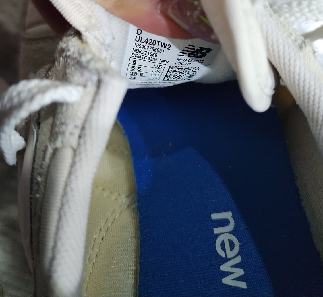 뉴발란스 420 운동화 크림베이지 240 상품이미지9