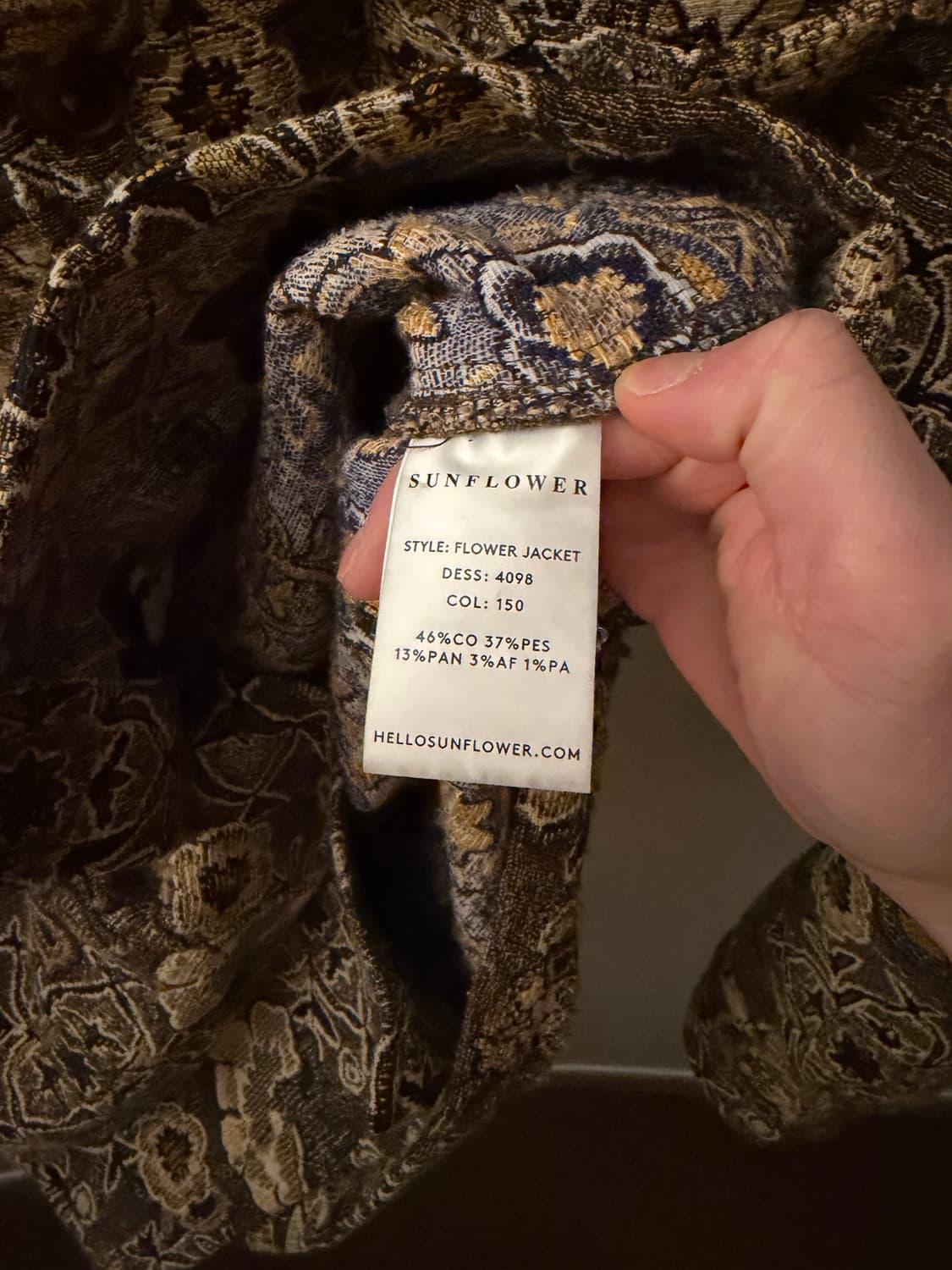 선플라워 sunflower 플라워자켓 M 상품이미지4