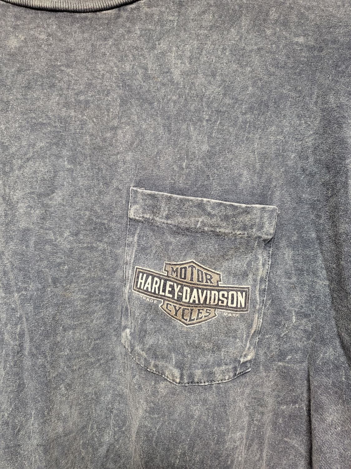 할리데이비슨 빈티지워싱 포켓반팔티셔츠 상품이미지2