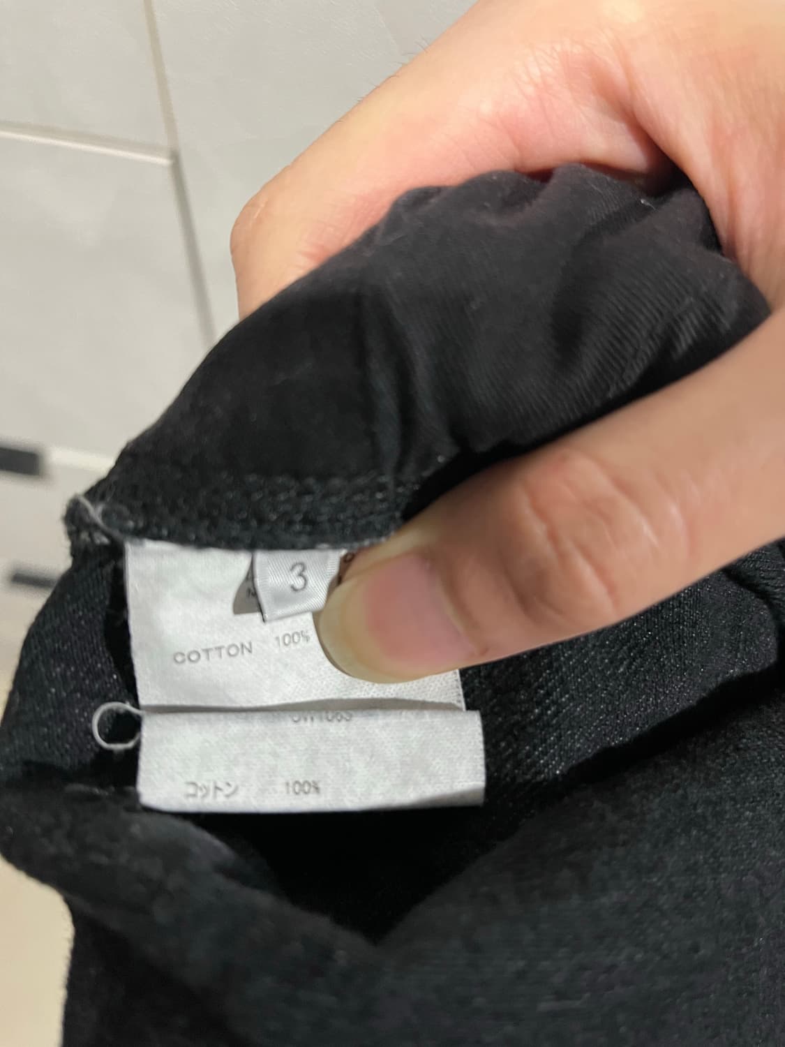 언유즈드 블랙 워시드 데님 3 사이즈 상품이미지4