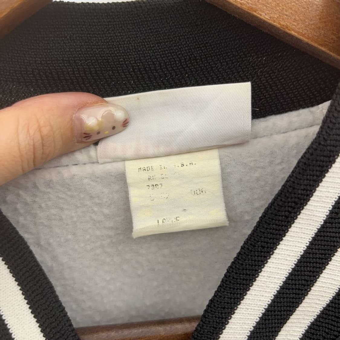 HARTWELL 재팬 빈티지 백프린팅 바시티자켓 105 C06325 상품이미지5