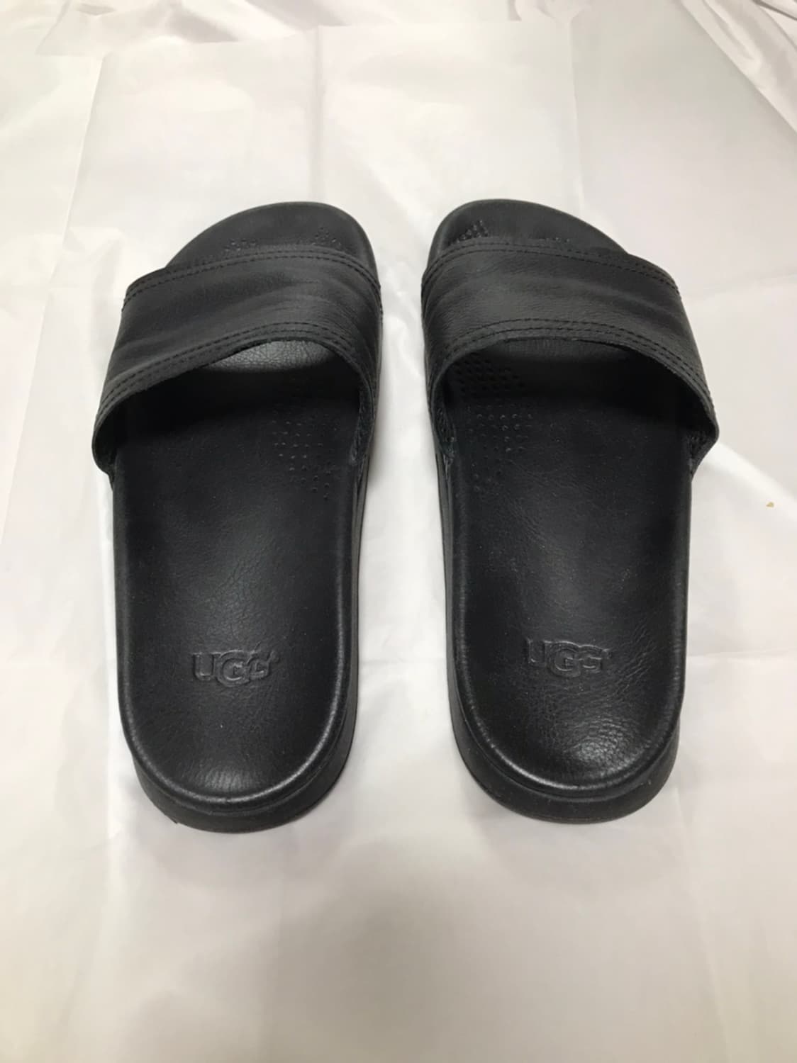 어그 UGG 자비에 럭스 슬라이드 샌들 가죽 슬리퍼 상품이미지3