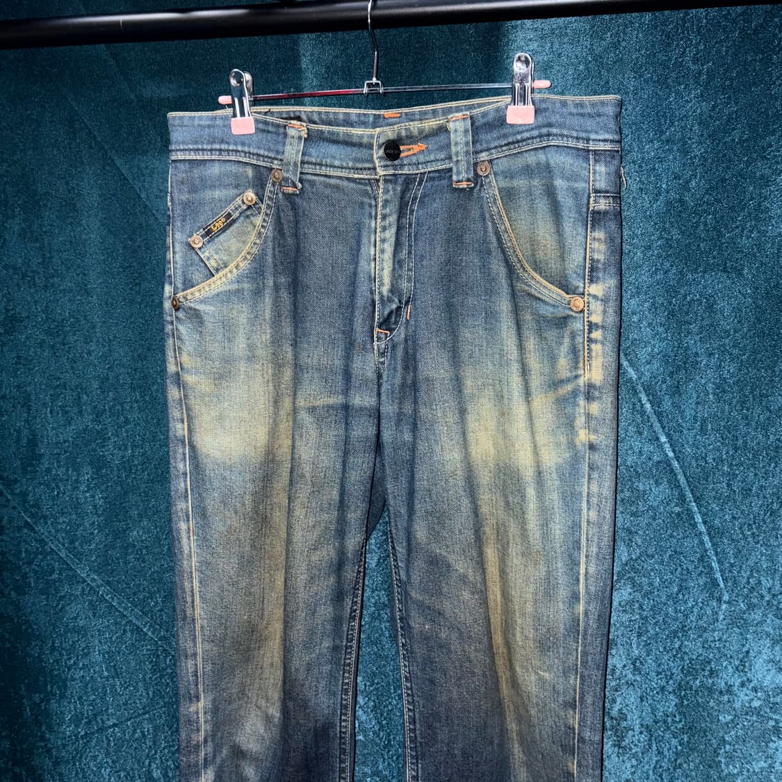 (32) 90s Lee 백 스티치 스트레이트 데님 팬츠 상품이미지3