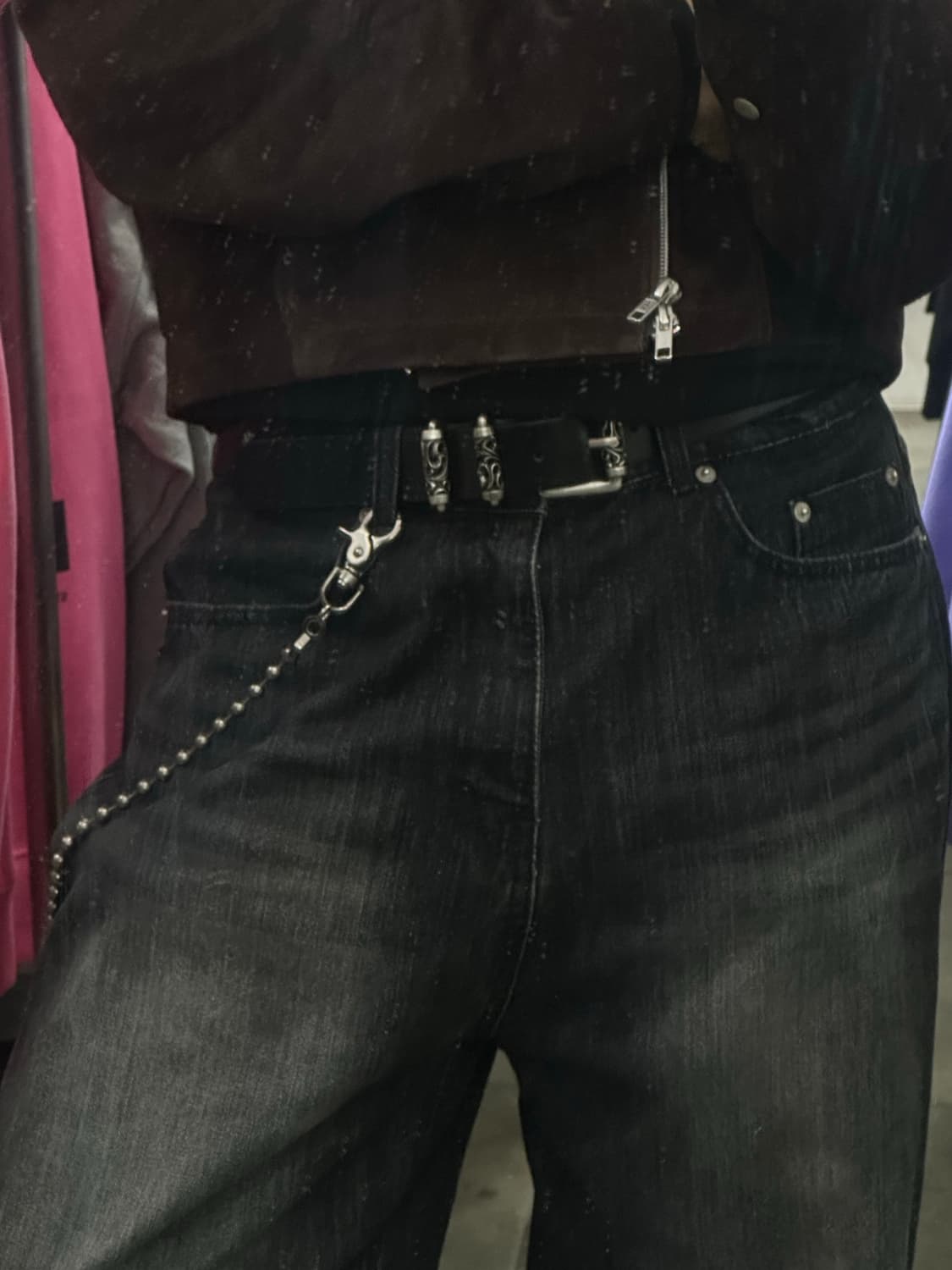 Ch stud belt - 크롬 스터드 벨트 상품이미지6