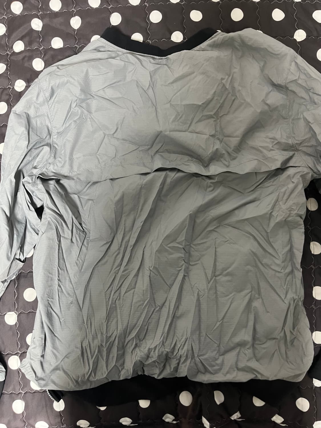 나이키 V넥 바람막이 아노락 y2k 회색 그레이 상품이미지2